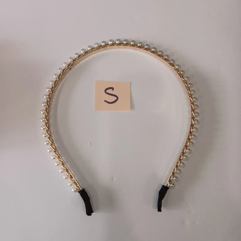 Elegant Pearl Beaded Headband - Chic Boho Bridal Fairy Wedding‎ Hair Accessory